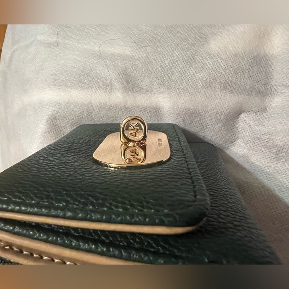 Green Wallet with Gold Accent - Picture 4 of 6